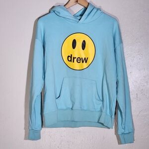 Drew Men's Blue Hoodie Sweater